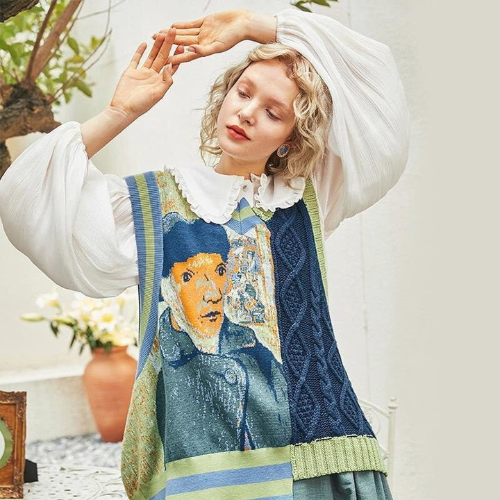 Van Gogh Knit Jumper vest