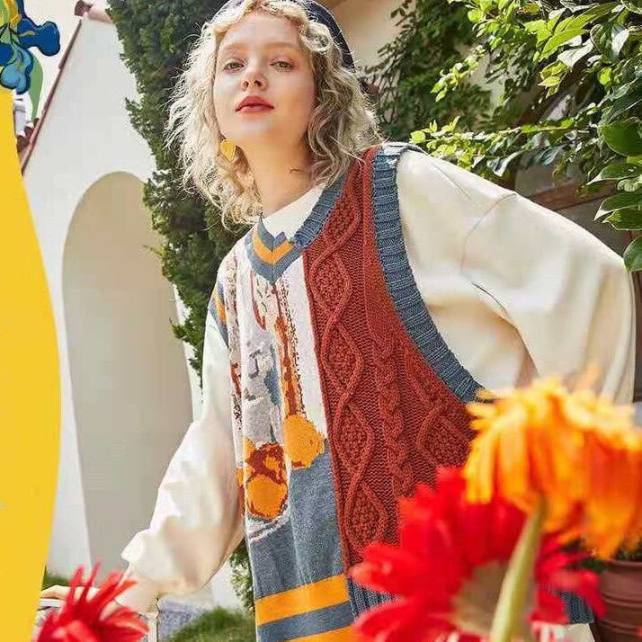 Van Gogh Knit Jumper vest