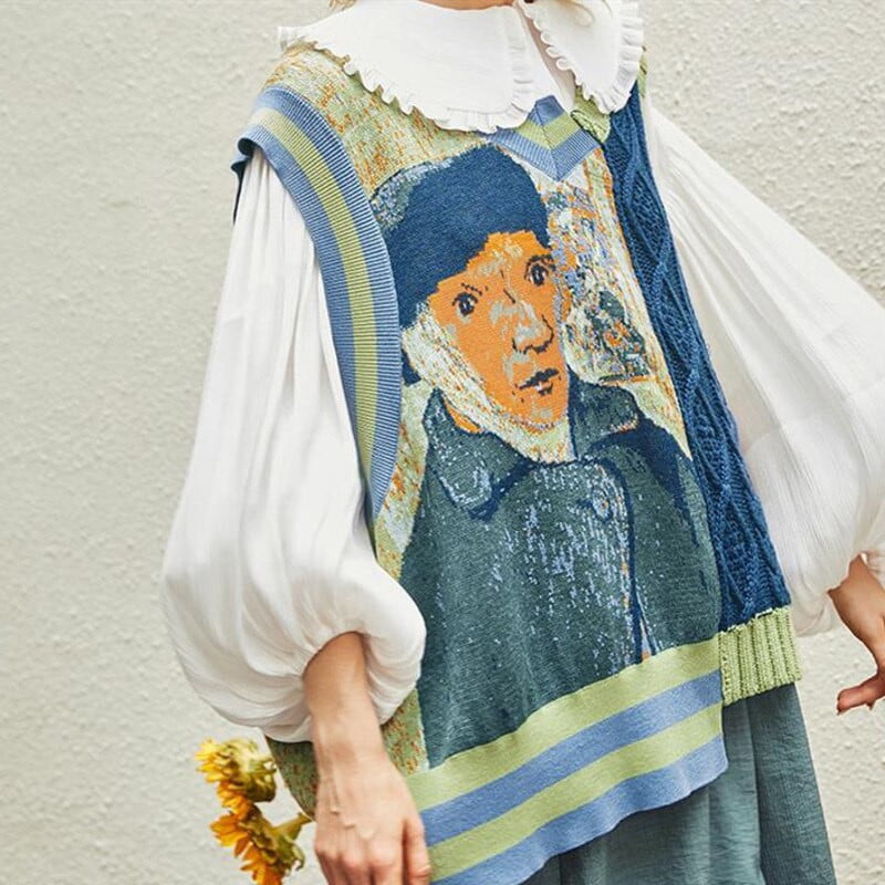 Van Gogh Knit Jumper vest