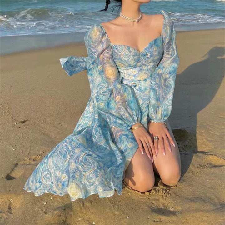 Starry Night Long fairy dress